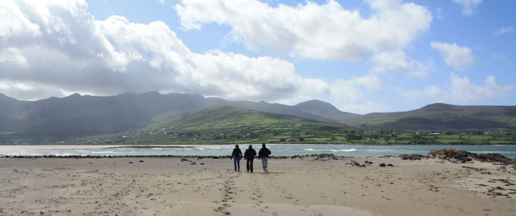 Looking towards Wild Atlantic House on the lower slopes of Mount Brandon